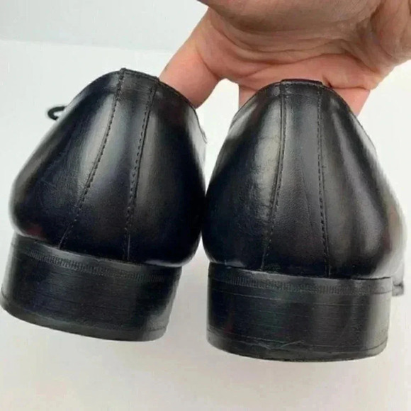 Vintage Halston men’s oxfords 10 Italian leather - Picture 6 of 8